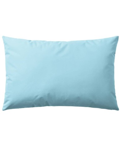 Oreiller d'extérieur 2 pcs 60 x 40 cm Bleu clair