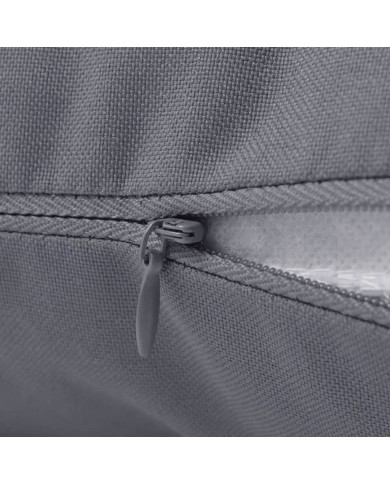 Oreiller d'extérieur 2 pièces 60 x 40 cm Gris