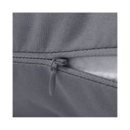 Oreiller d'extérieur 2 pièces 60 x 40 cm Gris
