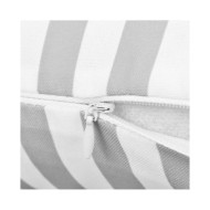 Oreiller d'extérieur 4 pcs Impression rayure 45 x 45 cm Gris