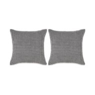 Jeu de coussin 2 pcs Velours 45 x 45 cm Gris