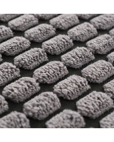 Jeu de coussin 2 pcs Velours 45 x 45 cm Gris