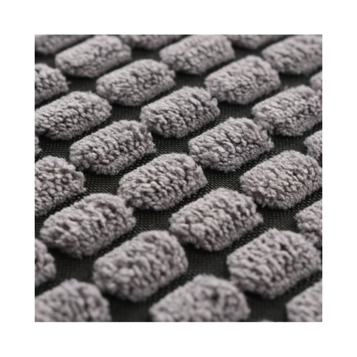 Jeu de coussin 2 pcs Velours 45 x 45 cm Gris