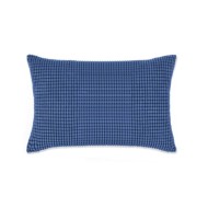 Jeu de coussin 2 pcs Velours 40 x 60 cm Bleu