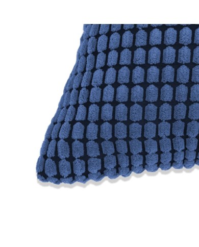 Jeu de coussin 2 pcs Velours 40 x 60 cm Bleu