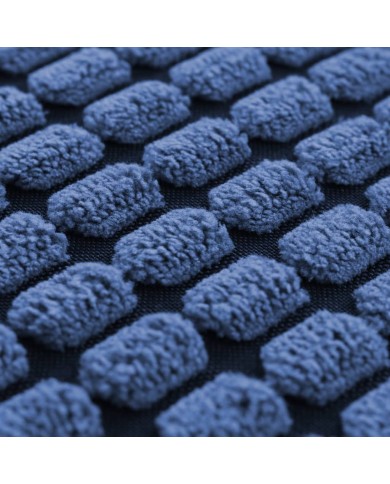 Jeu de coussin 2 pcs Velours 40 x 60 cm Bleu