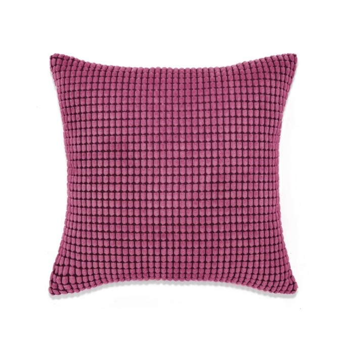 Jeu de coussin 2 pcs Velours 45 x 45 cm Rose