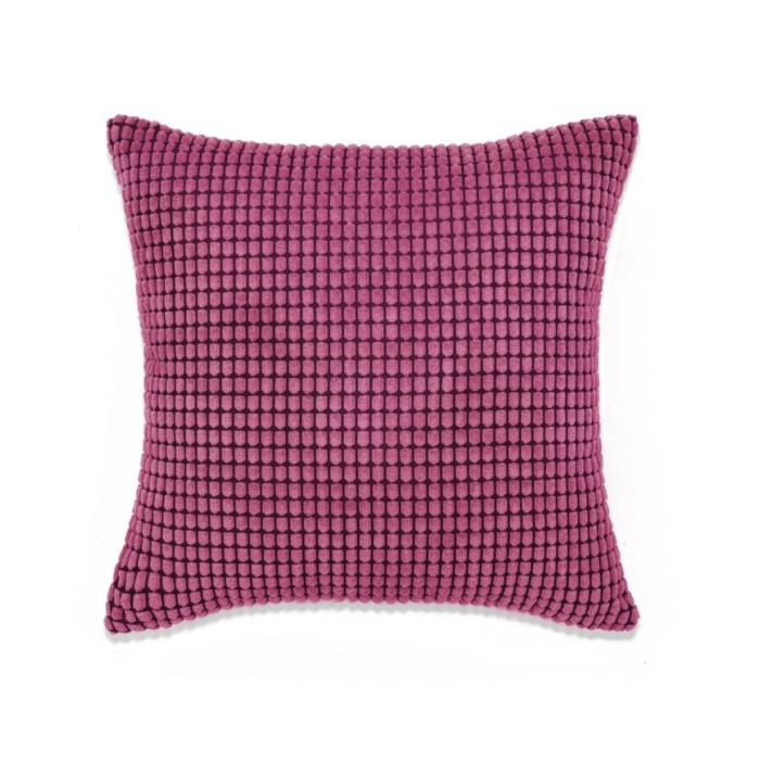 Jeu de coussin 2 pcs Velours 60 x 60 cm Rose