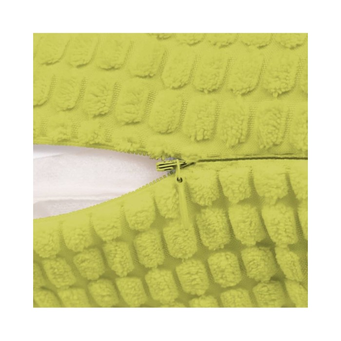 Jeu de coussin 2 pcs Velours 40 x 60 cm Vert