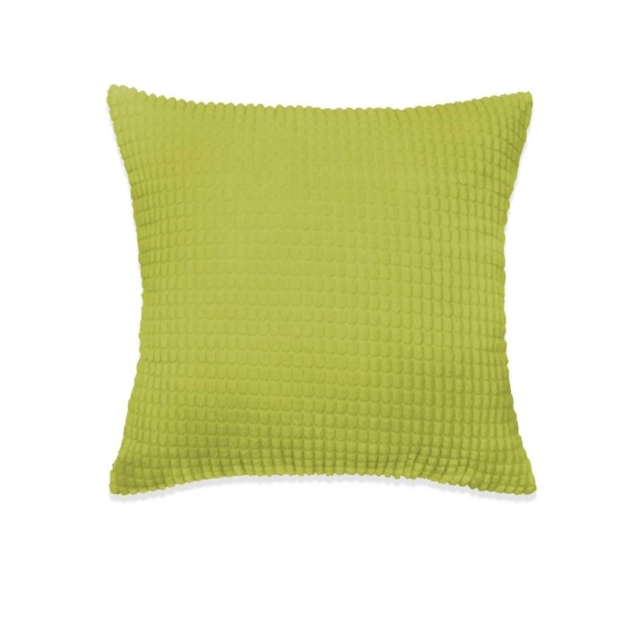 Jeu de coussin 2 pcs Velours 60 x 60 cm Vert