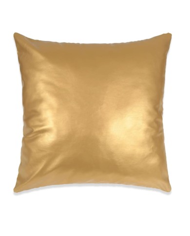 Jeu de coussin 2 pcs PU 60 x 60 cm Doré
