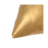 Jeu de coussin 2 pcs PU 60 x 60 cm Doré