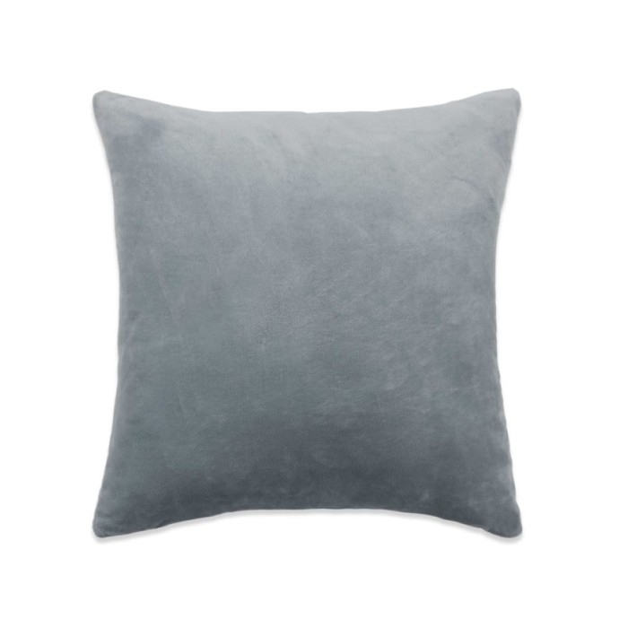 Coussins 2 pcs Tissu 45x45 cm Gris