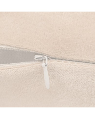 Housses de coussin 4 pcs Tissu 40x40 cm Blanc cassé