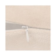 Housses de coussin 4 pcs Tissu 40x40 cm Blanc cassé
