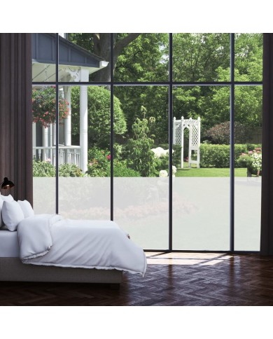 Film autoadhésif d'intimité pour fenêtre Verre laiteux 0,9x5 m