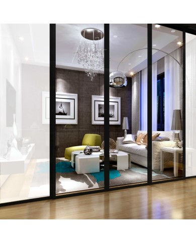 Film autoadhésif d'intimité pour fenêtre Verre laiteux 0,9x20 m