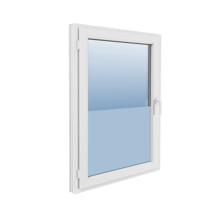 Film autoadhésif d'intimité pour fenêtre Verre laiteux 0,9x100m