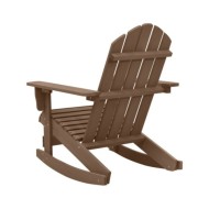 Chaise à bascule de jardin Bois Marron