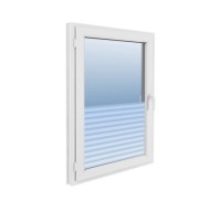 Film dépoli autoadhésif d'intimité pour fenêtre Rayures 0,9x10m