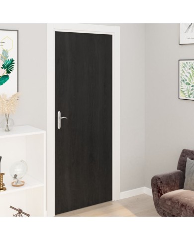 Films autoadhésifs pour portes 2 pcs Bois foncé 210x90 cm PVC