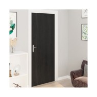 Films autoadhésifs pour portes 2 pcs Bois foncé 210x90 cm PVC