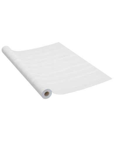 Films autoadhésifs pour portes 2 pcs Bois blanc 210x90 cm PVC