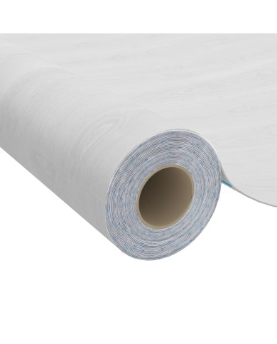 Films autoadhésifs pour portes 2 pcs Bois blanc 210x90 cm PVC