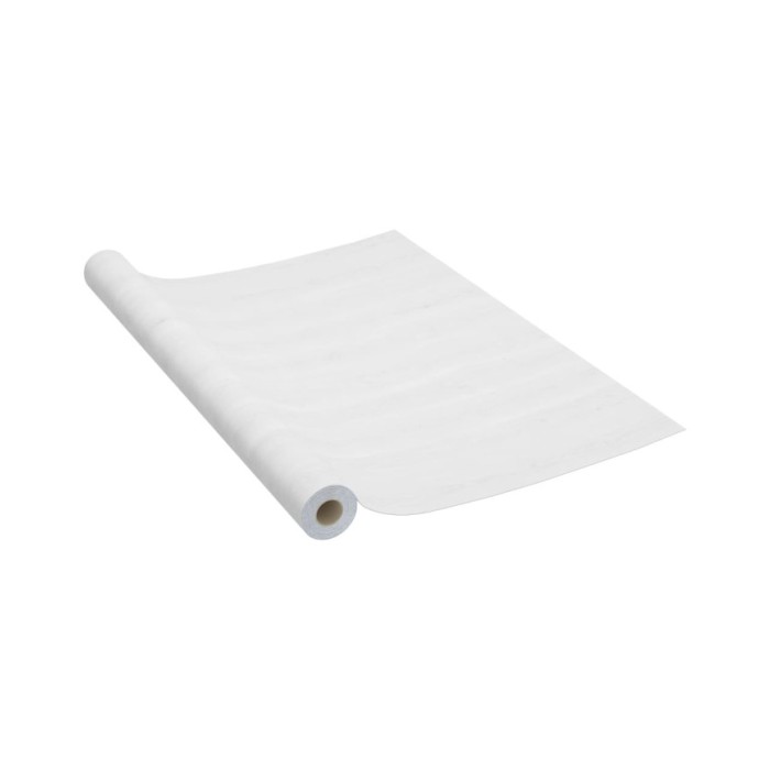 Film autoadhésif pour meubles Bois blanc 500x90 cm PVC