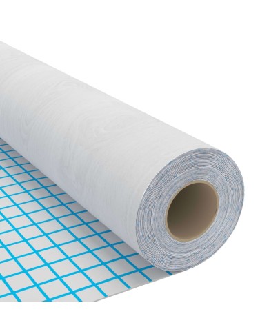 Film autoadhésif pour meubles Bois blanc 500x90 cm PVC