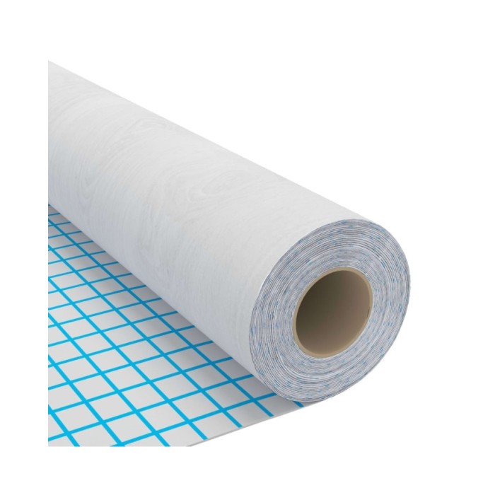 Film autoadhésif pour meubles Bois blanc 500x90 cm PVC