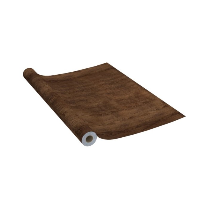 Film autoadhésif pour meubles Chêne foncé 500x90 cm PVC