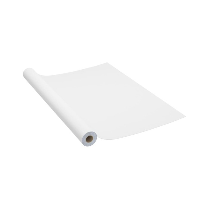 Film autoadhésif pour meubles Blanc 500x90 cm PVC