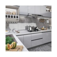 Film autoadhésif pour meubles Argenté brillant 500x90 cm PVC