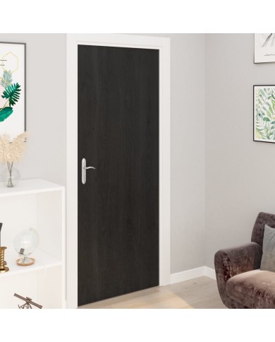 Films autoadhésifs pour portes 4 pcs Bois foncé 210x90 cm PVC