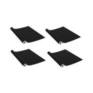 Films autoadhésifs pour portes 4 pcs Bois foncé 210x90 cm PVC