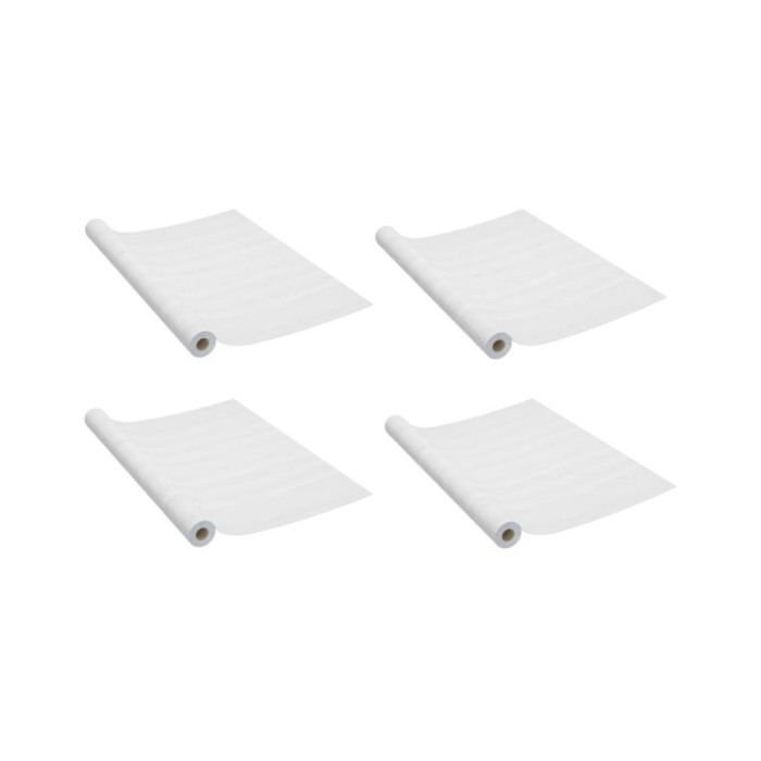 Films autoadhésifs pour portes 4 pcs Bois blanc 210x90 cm PVC