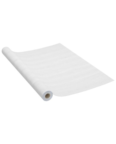Films autoadhésifs pour meubles 2 pcs Bois blanc 500x90 cm PVC