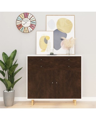 Films autoadhésifs pour meubles 2 pcs Chêne foncé 500x90 cm PVC