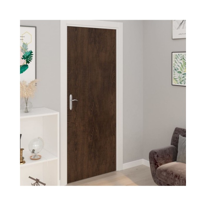 Films autoadhésifs pour meubles 2 pcs Chêne foncé 500x90 cm PVC