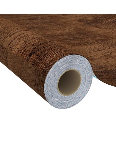 Films autoadhésifs pour meubles 2 pcs Chêne foncé 500x90 cm PVC