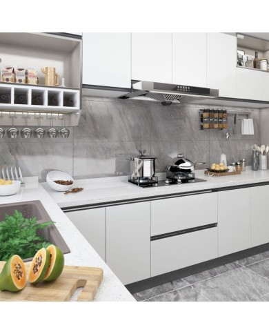 Films autoadhésifs pour meubles 2 pcs Blanc 500x90 cm PVC