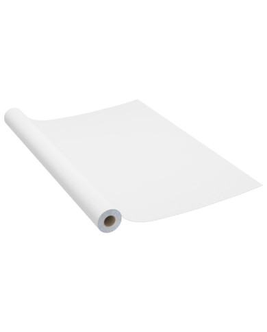 Films autoadhésifs pour meubles 2 pcs Blanc 500x90 cm PVC