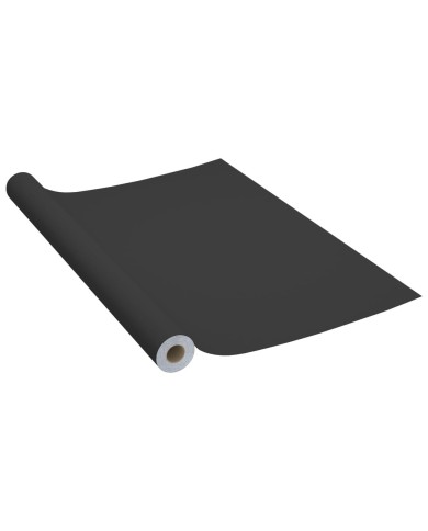 Films autoadhésifs pour meubles 2 pcs Noir 500x90 cm PVC