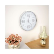 Horloge murale 30 cm Argenté