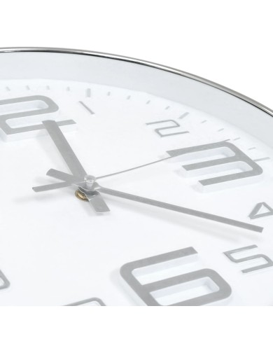 Horloge murale 30 cm Argenté
