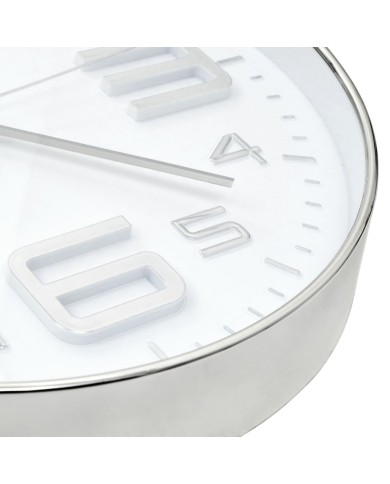Horloge murale 30 cm Argenté