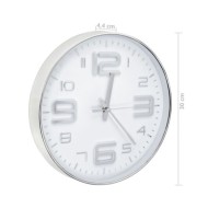 Horloge murale 30 cm Argenté