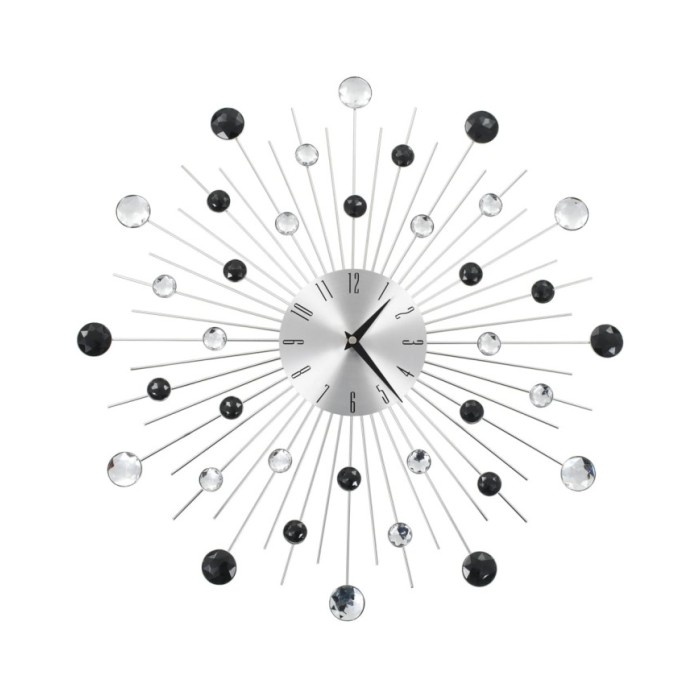 Horloge murale avec mouvement à quartz Design moderne 50 cm