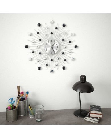 Horloge murale avec mouvement à quartz Design moderne 50 cm